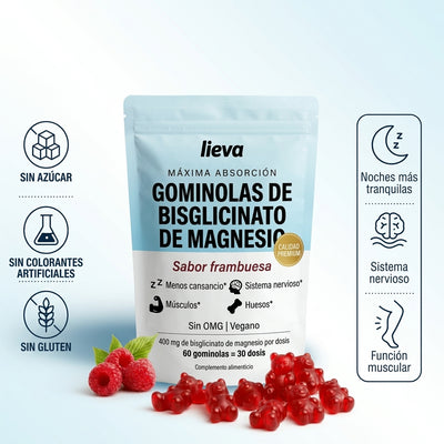 Magnesio Bisglicinato en Gominolas - Lieva