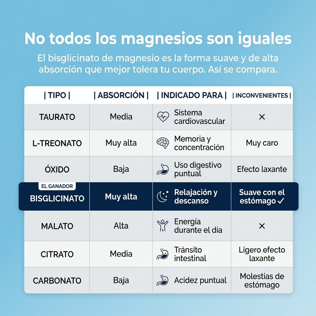A diferencia del magnesio normal, Lieva